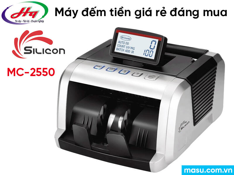 máy đếm tiền Silicon MC 2550
